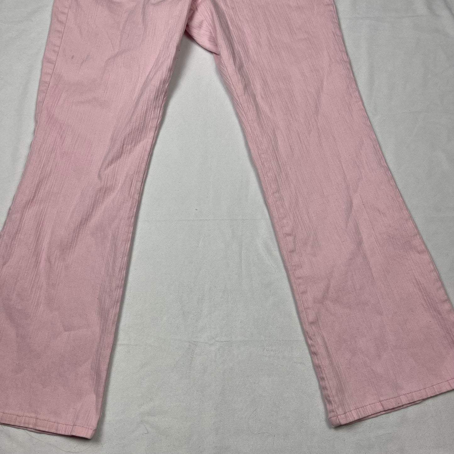 Y2K pink pocket bootcut pants (34”)