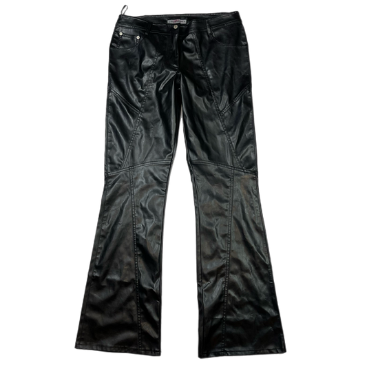 Vintage Rave pleather low rise pants (30”)