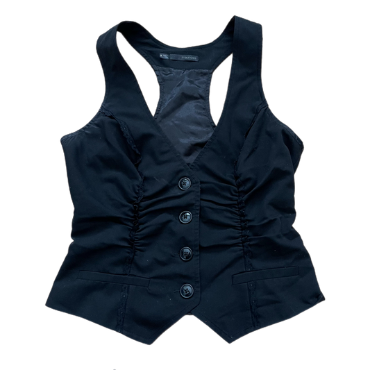 Emo ruched vest top (S)