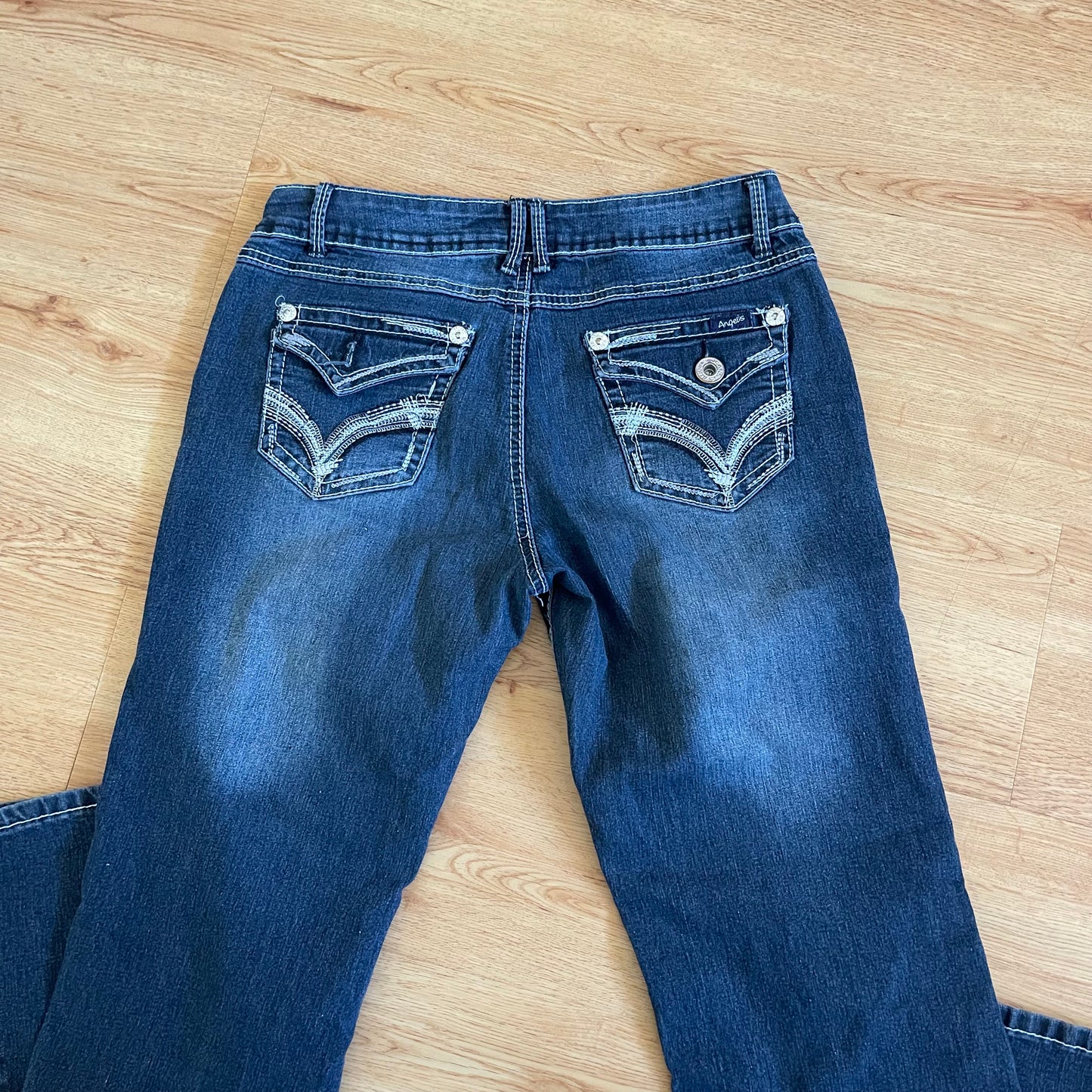 Y2K angels low rise jeans (31”)