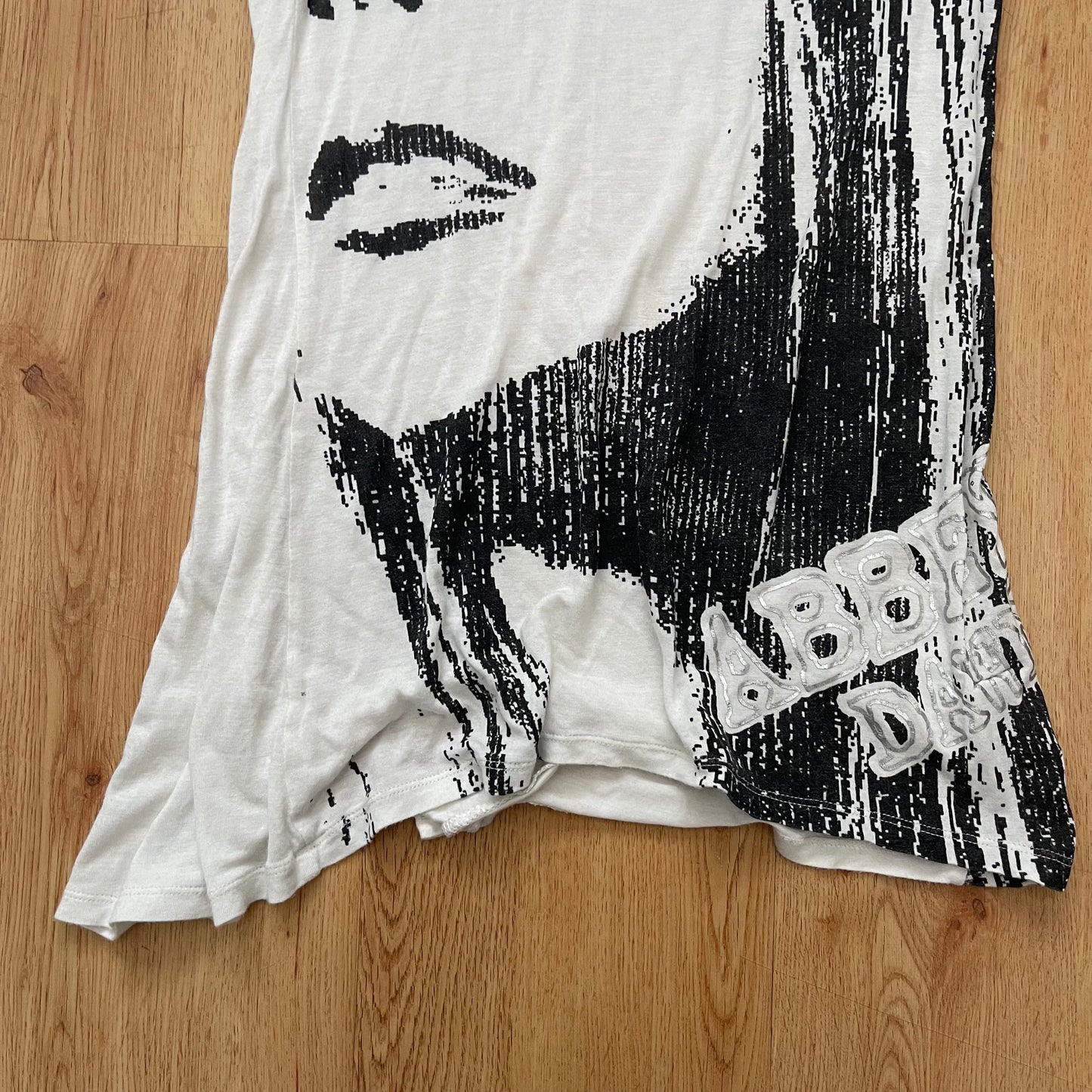 Y2K abbey dawn AOP graphic top (S)