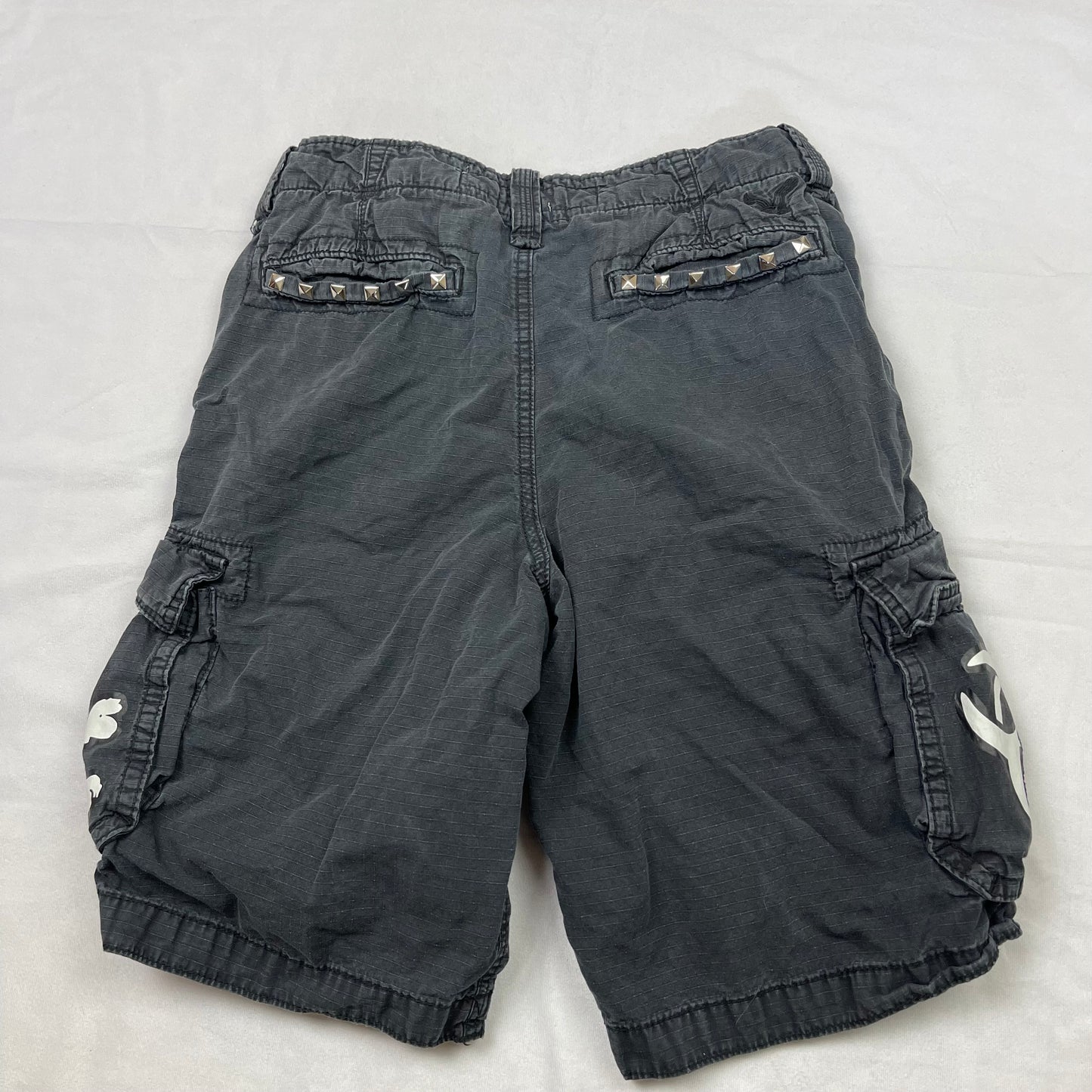 Emo upcycled baggy boy shorts (28”)