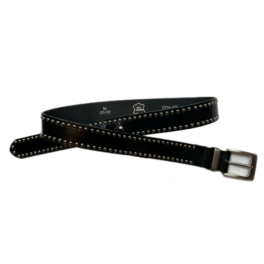 Grunge studded leather belt (M)