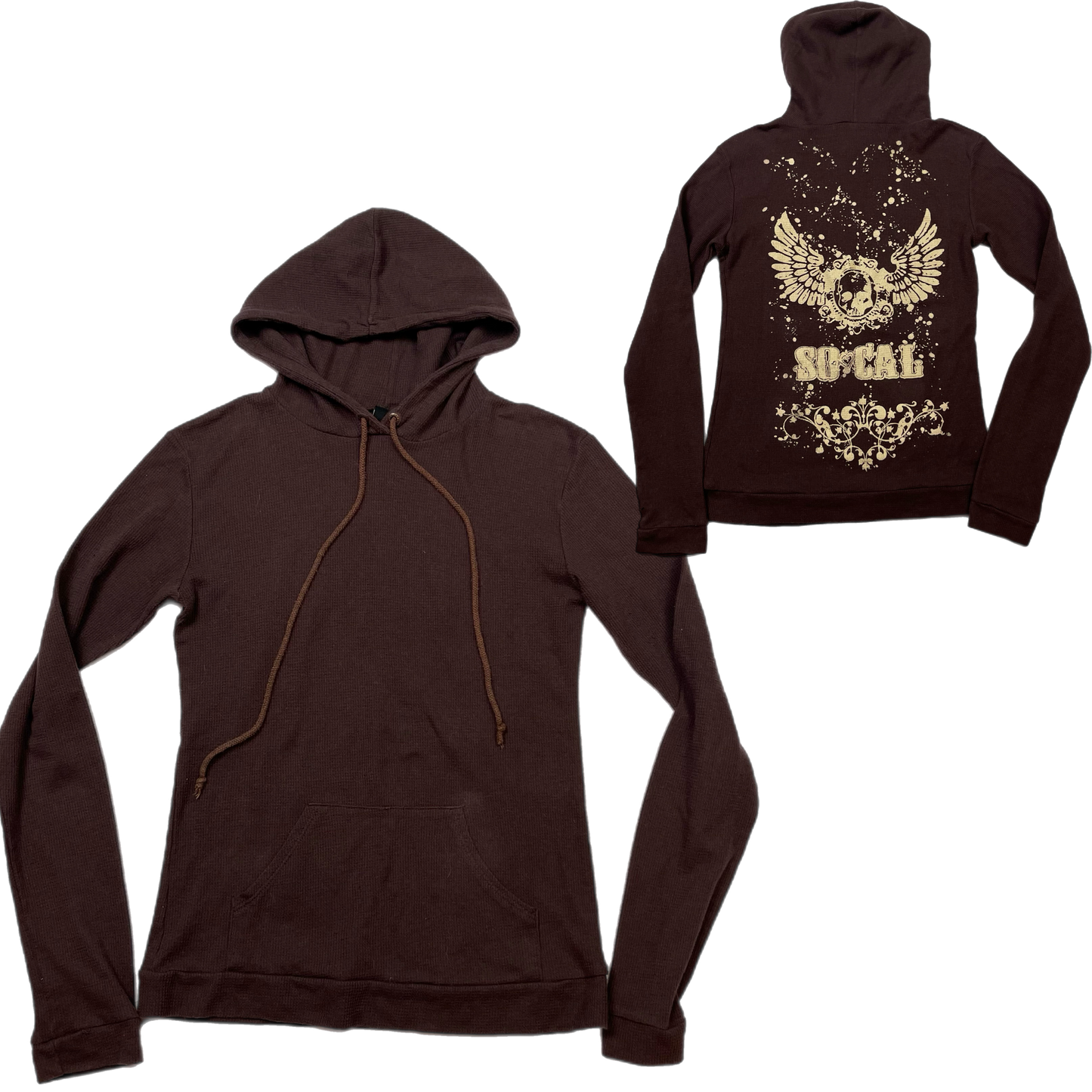 Grunge SoCal graphic hoodie (S)