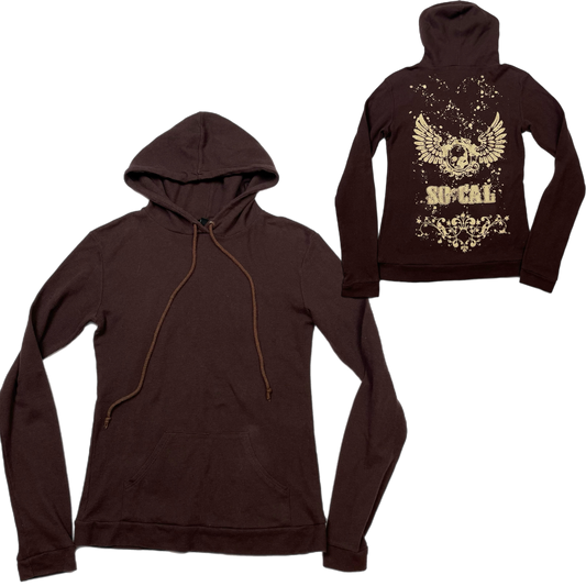 Grunge SoCal graphic hoodie (S)