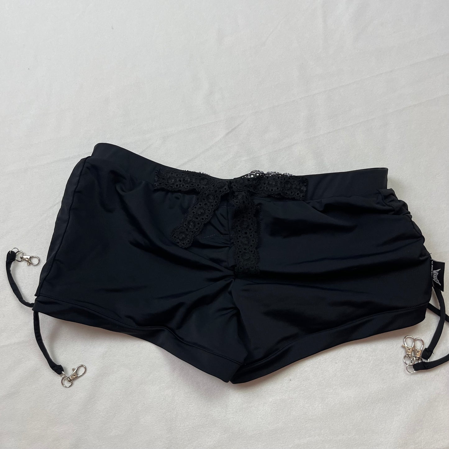 Emo upcycled micro shorts (M)