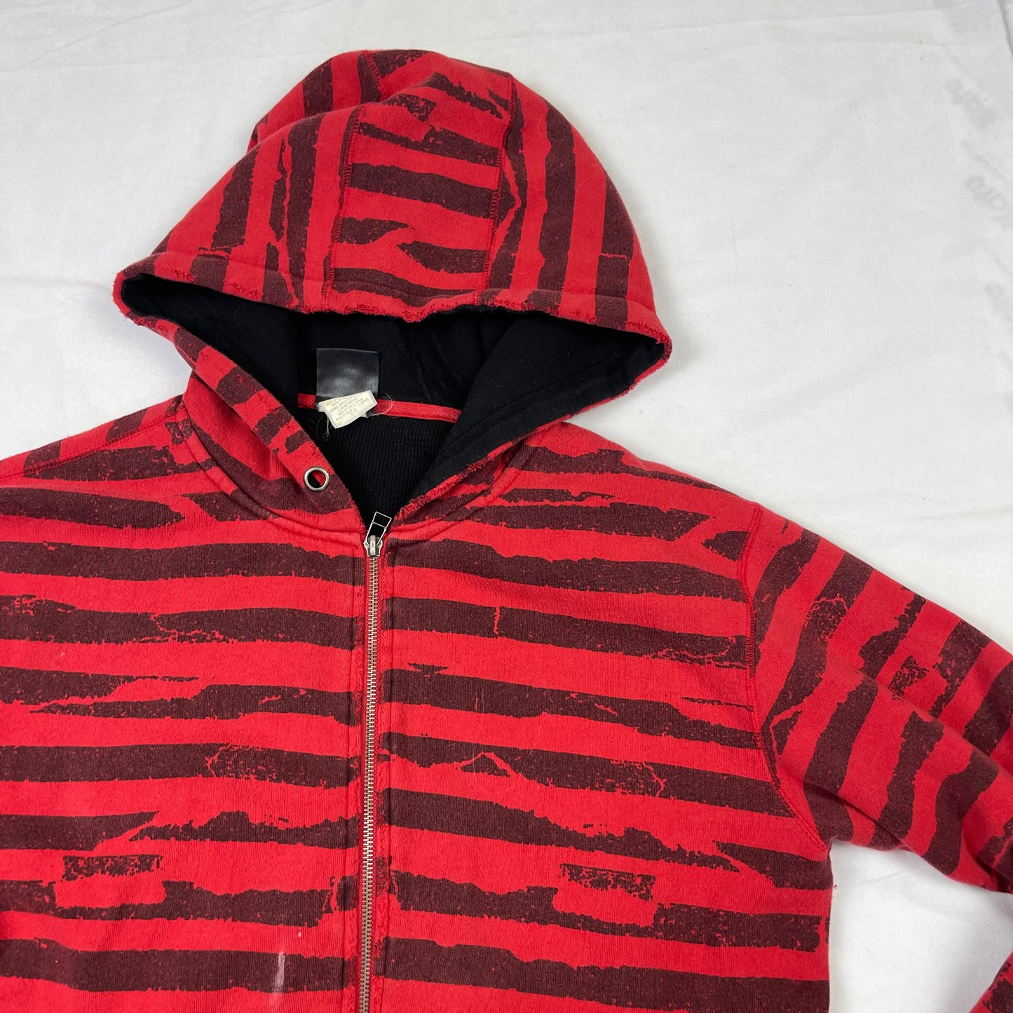 Emo striped baggy hoodie (L/XL)