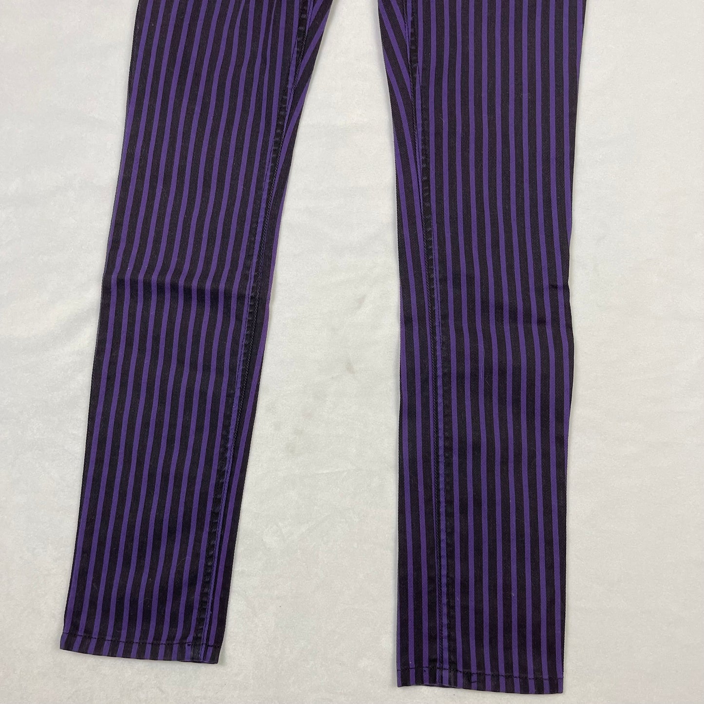 Emo pinstripe ultra skinny jeans (28”)