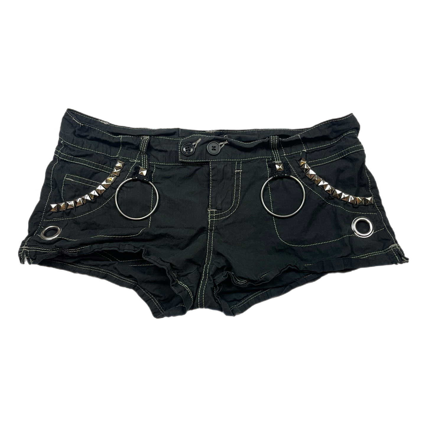 Emo upcycled micro shorts (30”)