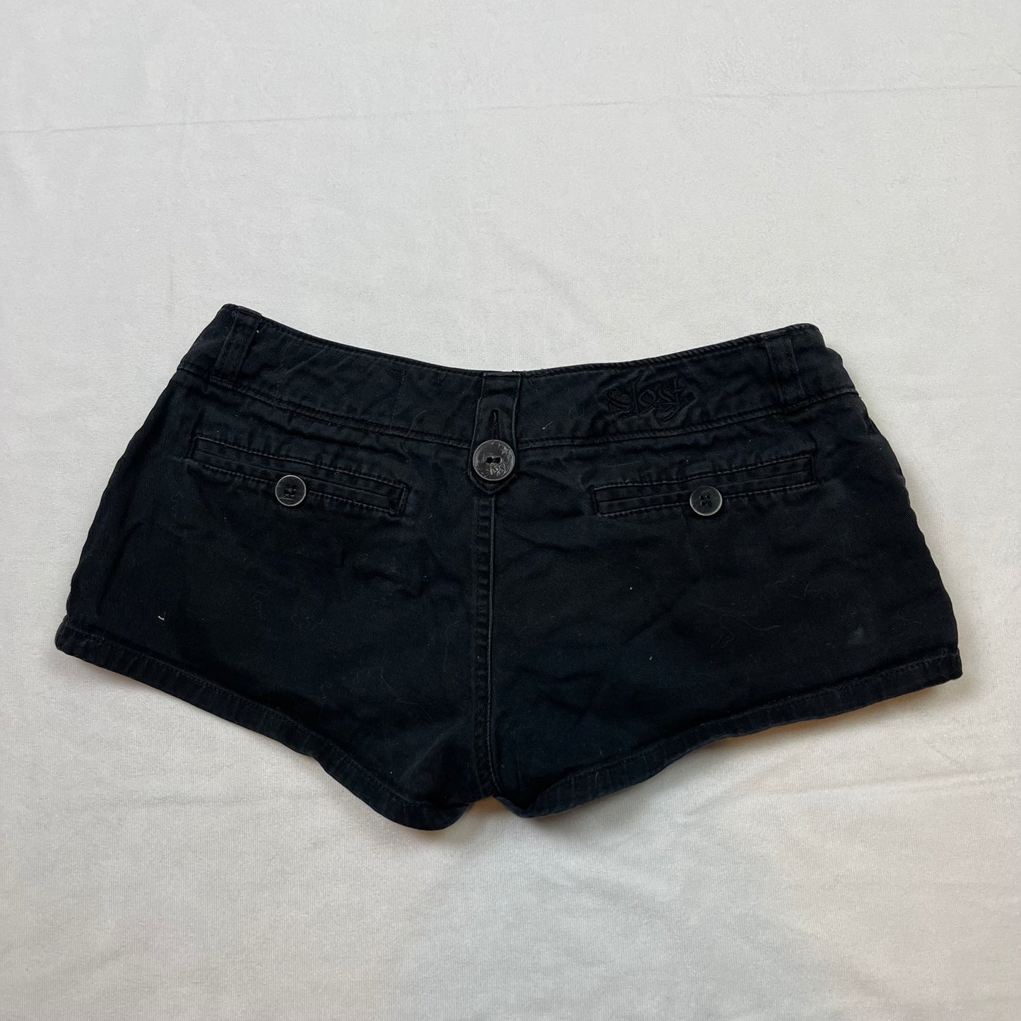 Emo upcycled micro shorts (27”)