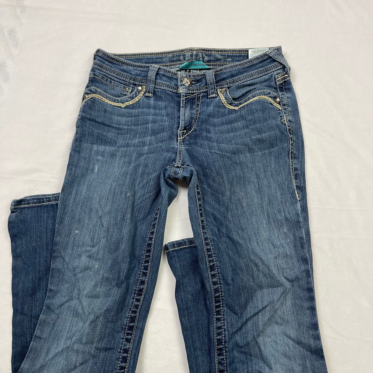 Y2K low rise jeans (27”)