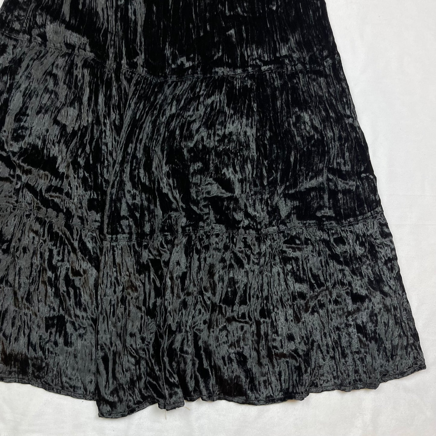 Whimsygoth velvet maxi skirt (M)