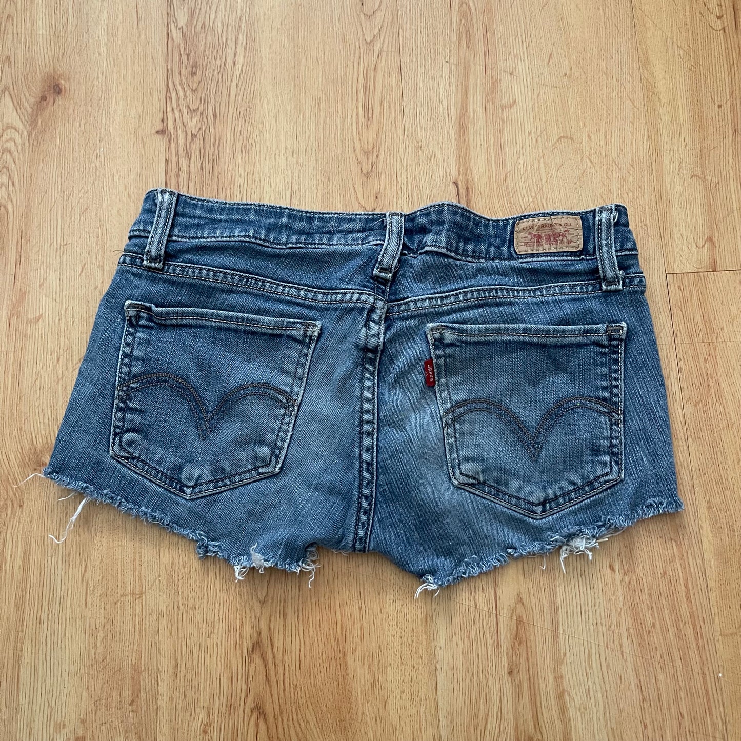 Y2K micro cut off shorts (27”)