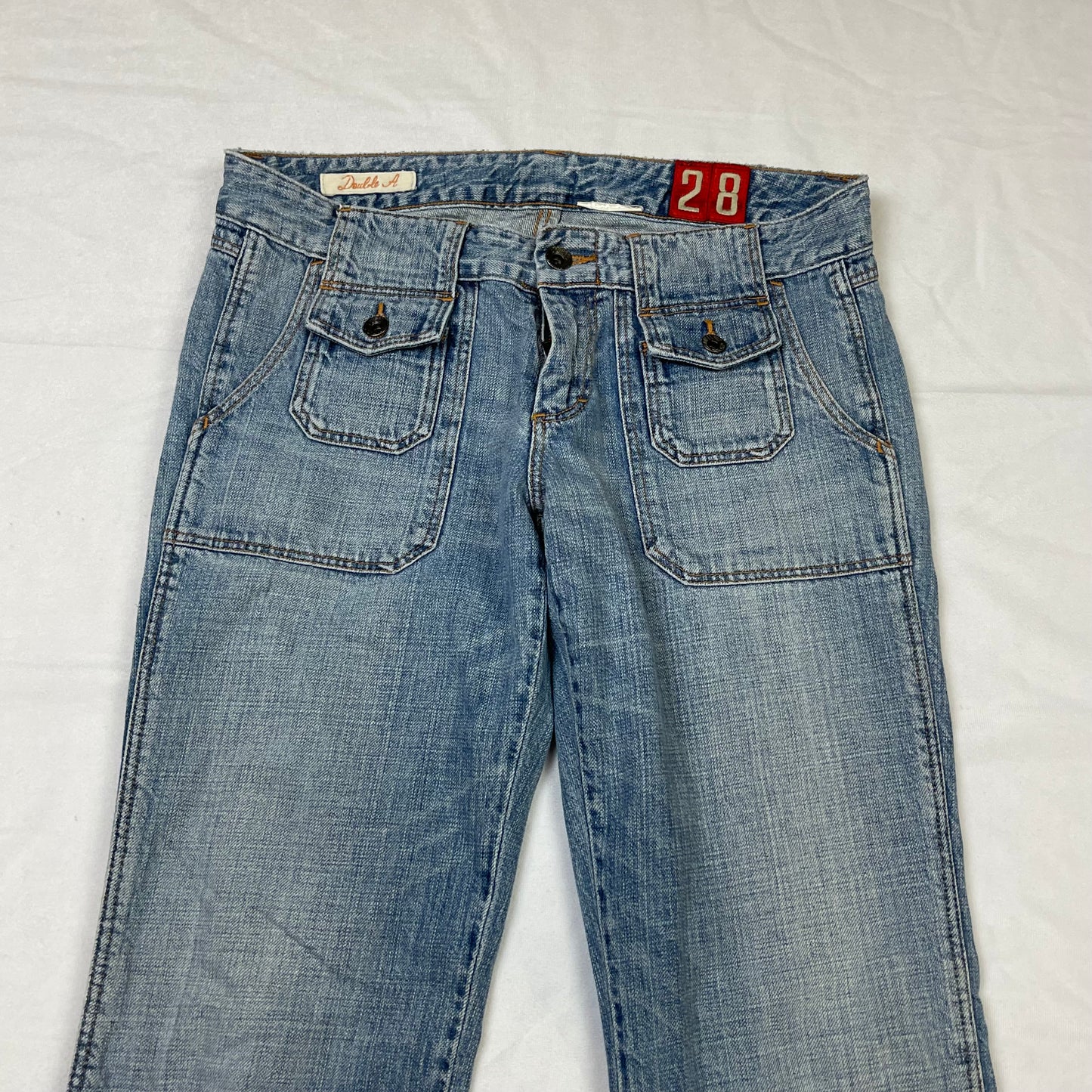 Y2K low waist jeans (28”)