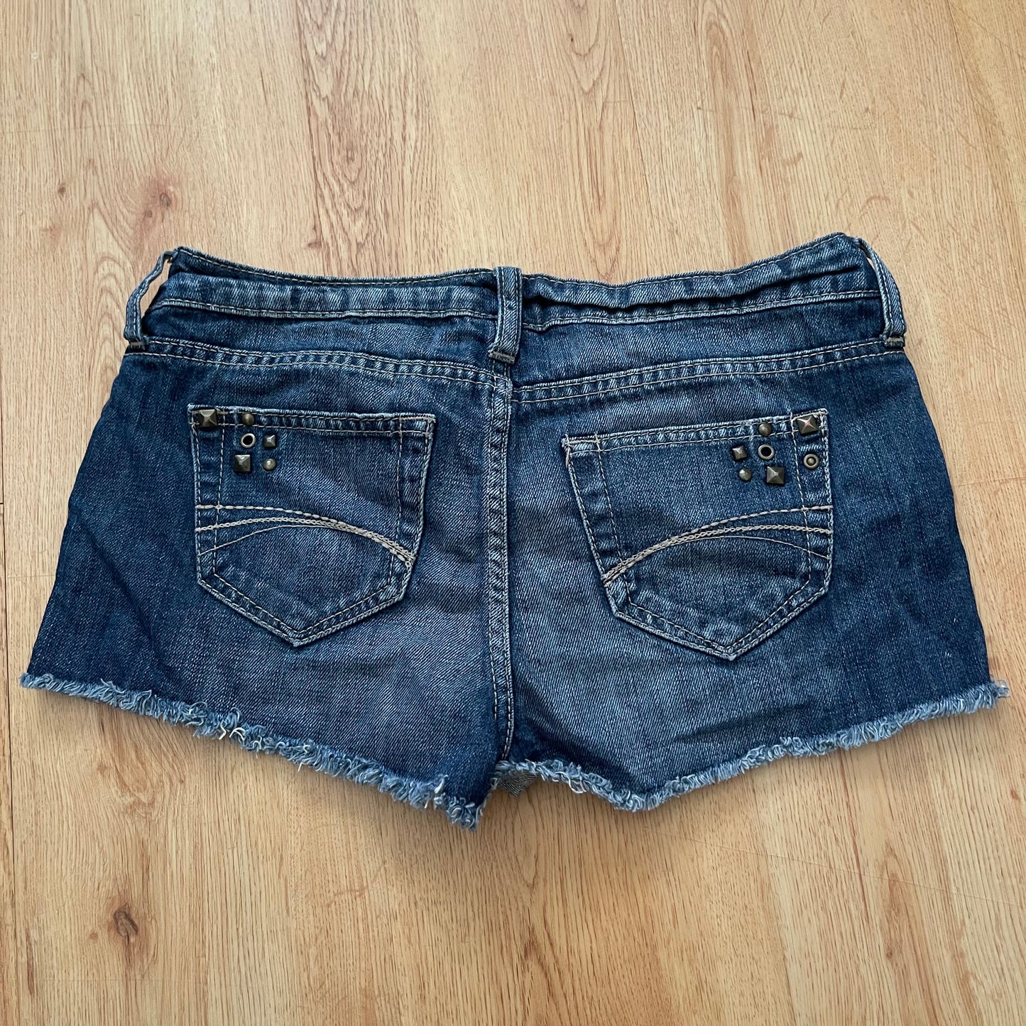 Y2K studded mini shorts (29”)