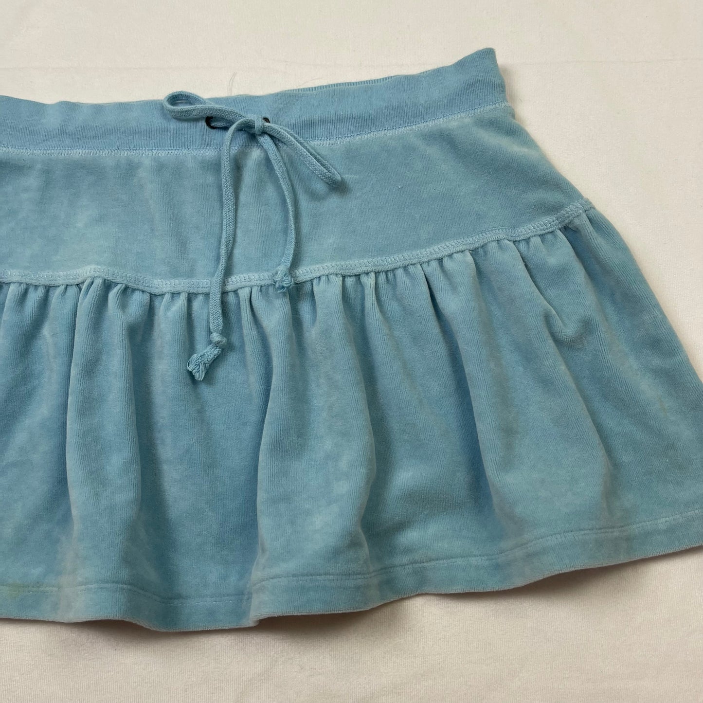 Y2K terry cloth mini skirt (S)