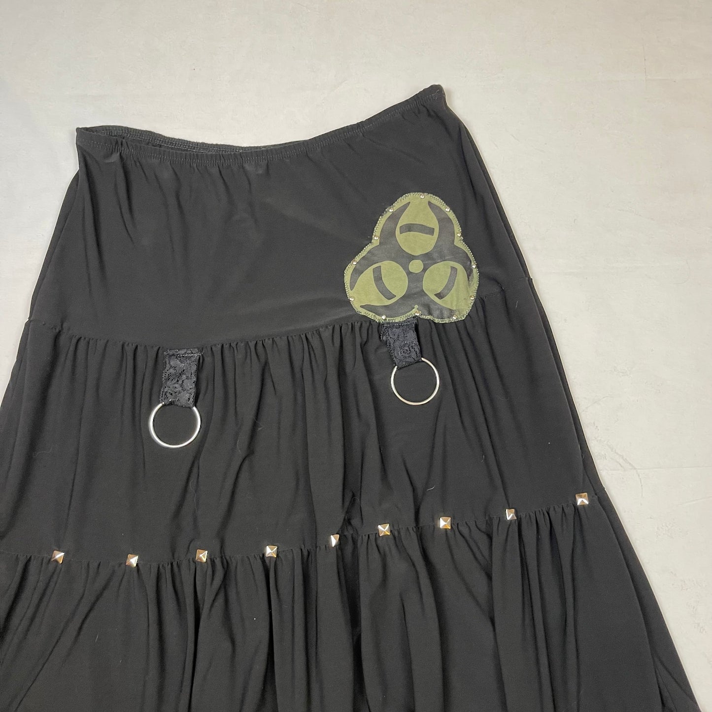 Mallgoth upcycled maxi skirt (XL)