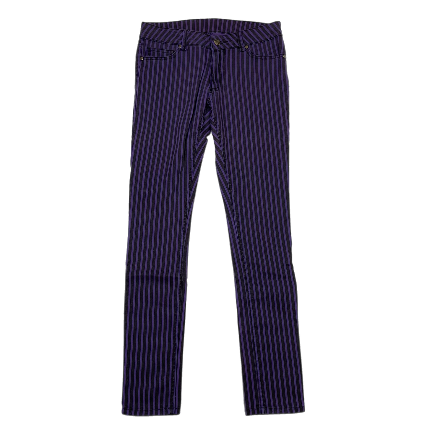 Emo pinstripe ultra skinny jeans (28”)