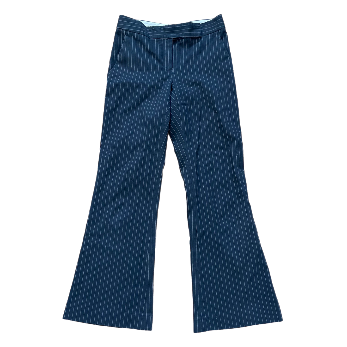 Y2k low rise pinstripe pants (25”)