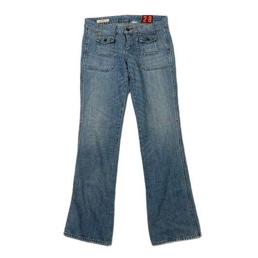 Y2K low waist jeans (28”)