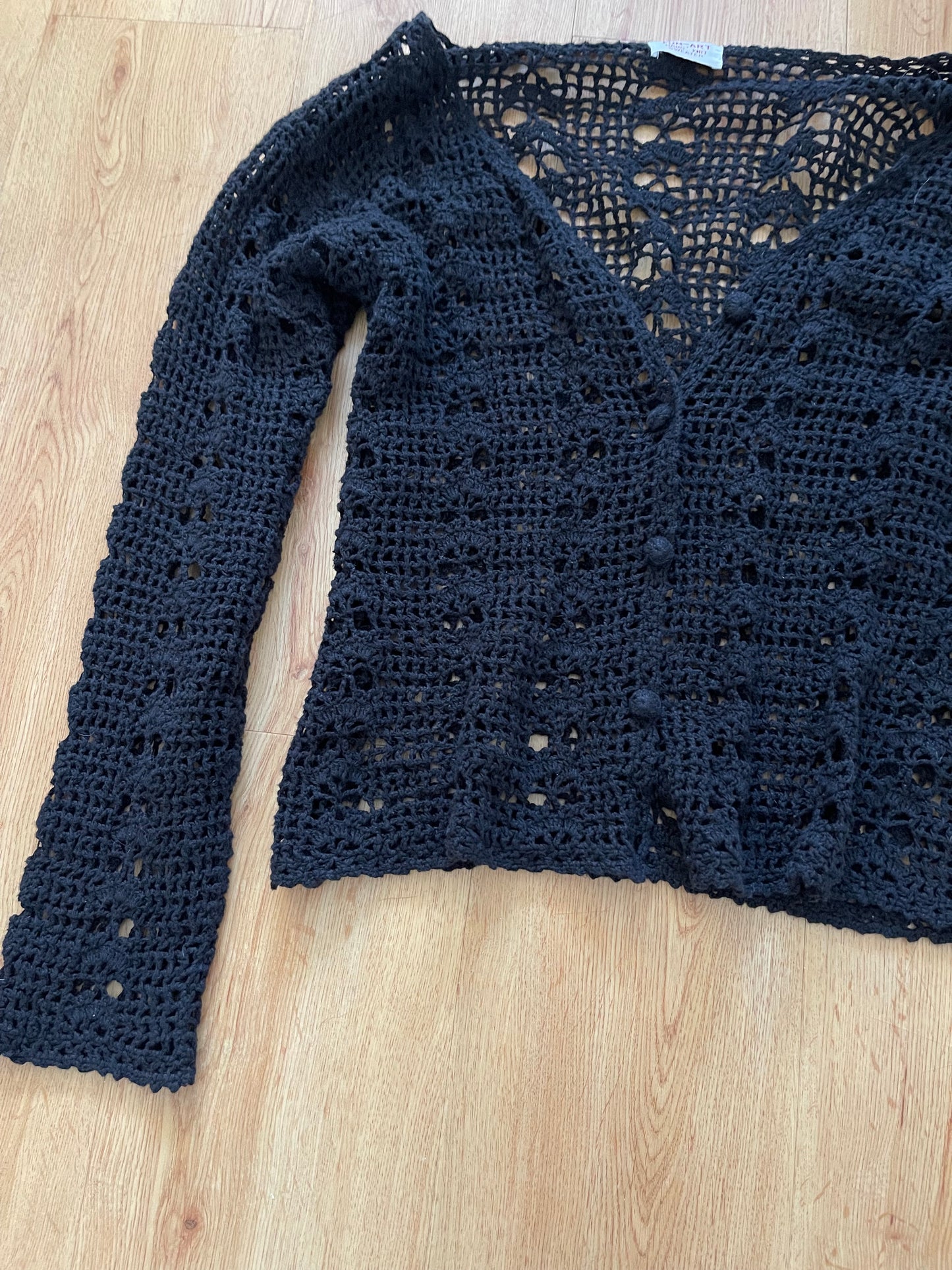 Whimsygoth crochet cardigan (L)