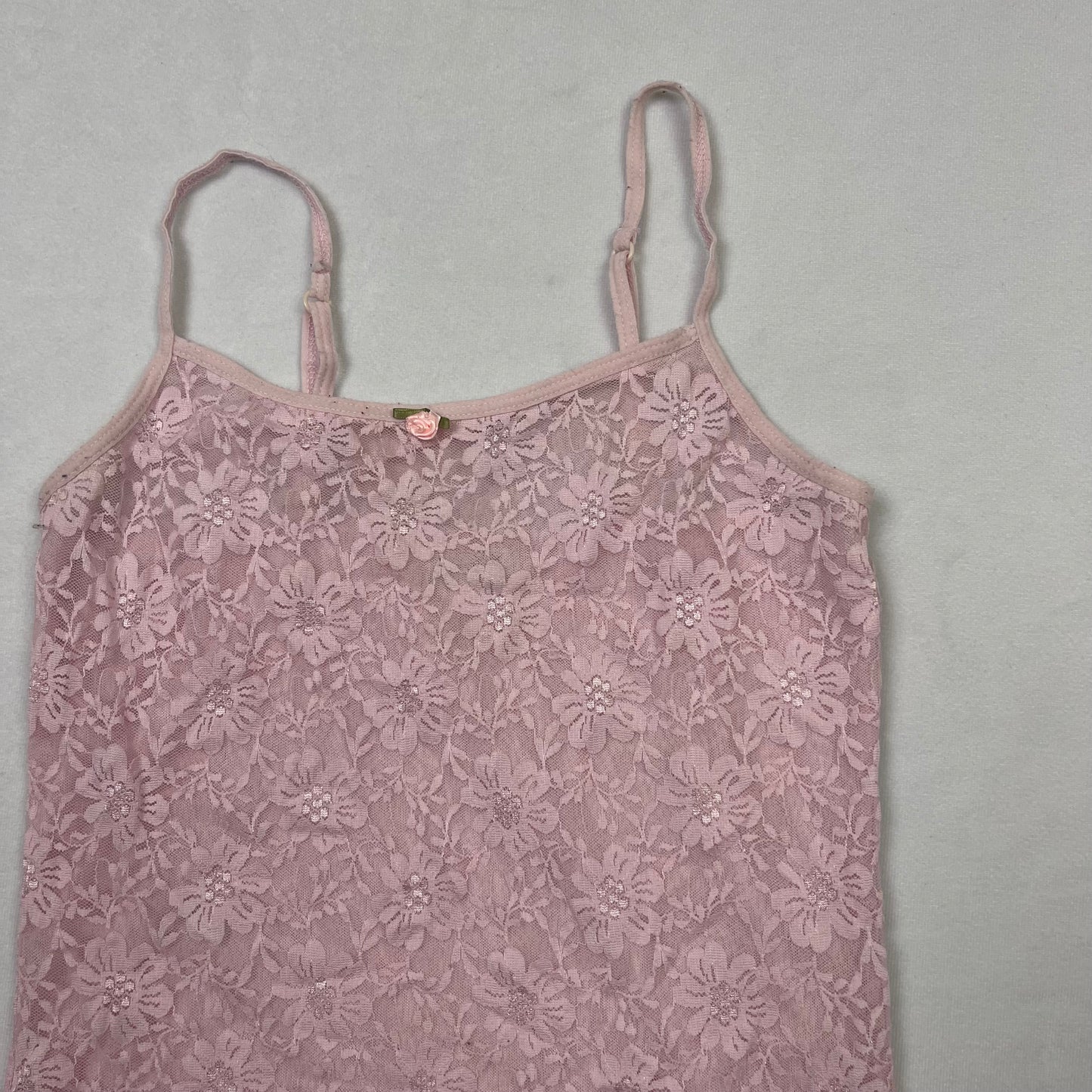 Coquette lace tank top (M)