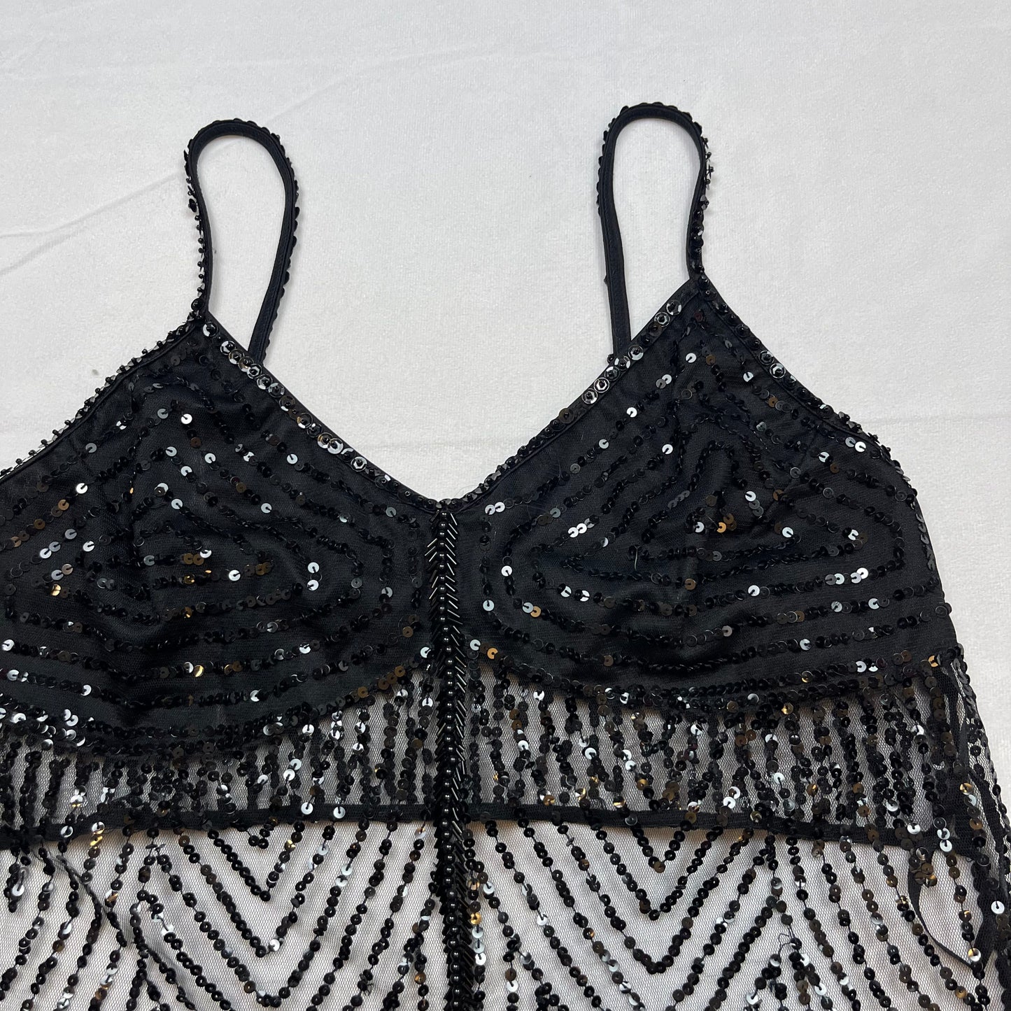 Y2k Bebe beaded backless top (M)