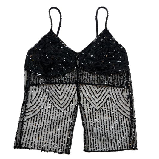 Y2k Bebe beaded backless top (M)